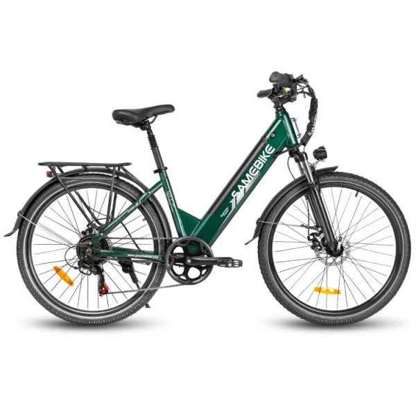 RSA01 PRO vert, vélo électrique de ville léger.